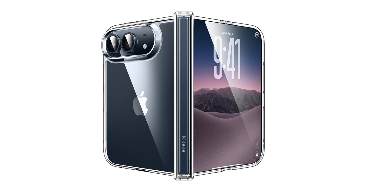 Mkeke clear one-piece case for iPhone Duo