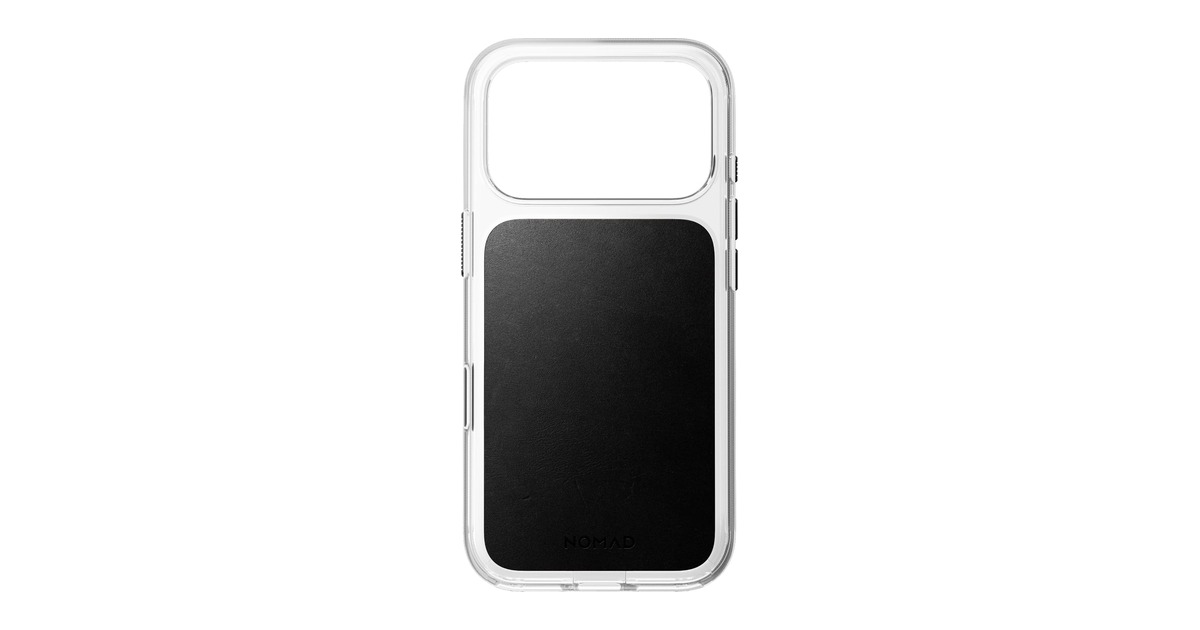 Nomad Clear Leather iPhone 18 Pro case