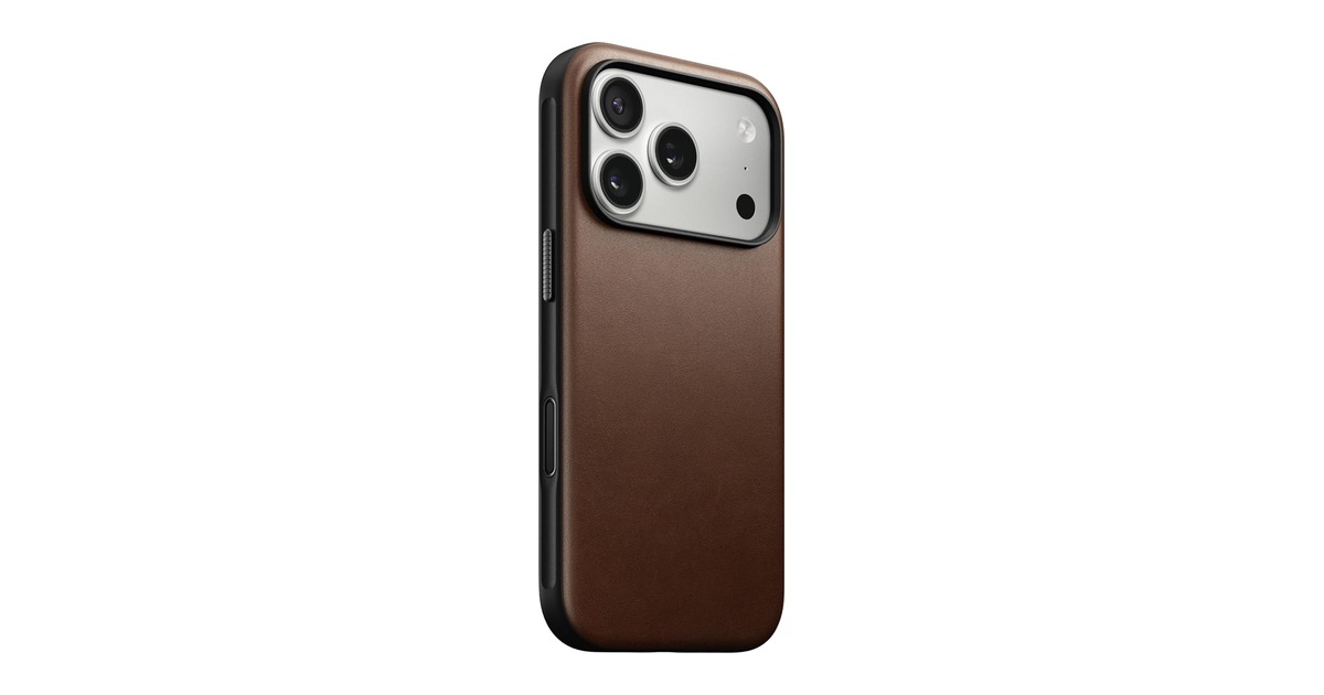 Nomad Modern Leather iPhone 18 Pro case