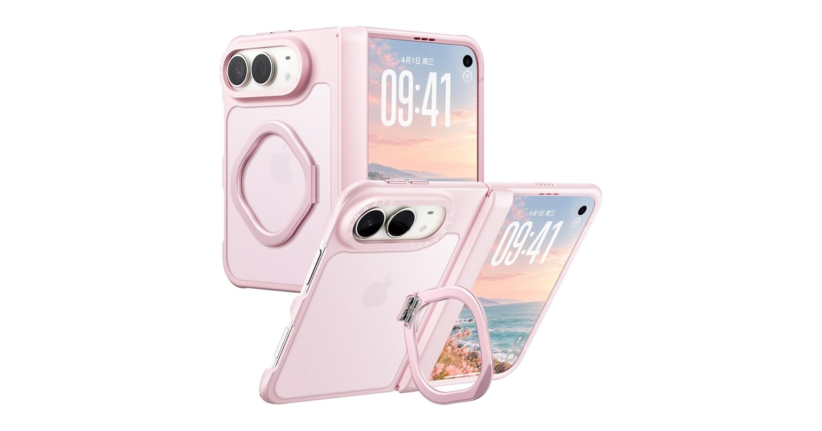 ORNARTO stand and grip case for iPhone Duo