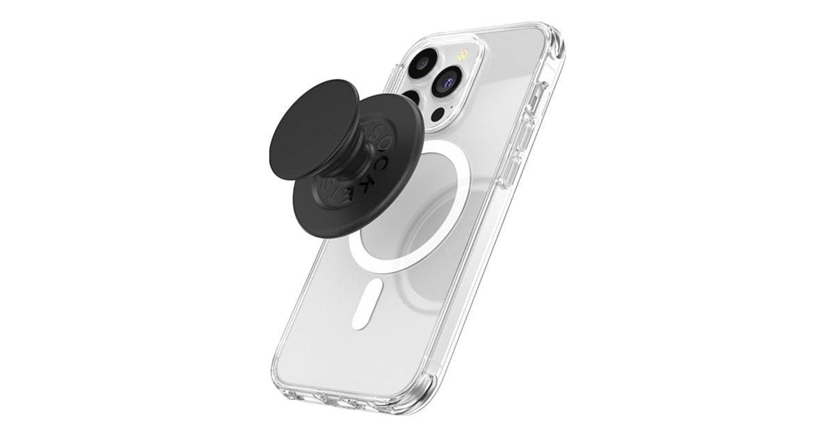 PopSockets Phone Grip for MagSafe on an iPhone