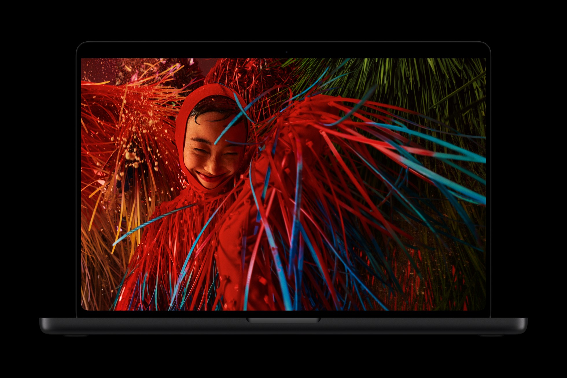 PROLED XDR display on the touchscreen MacBook Pro showing P3 and Adobe RGB color