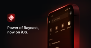 Raycast keyboard for iOS