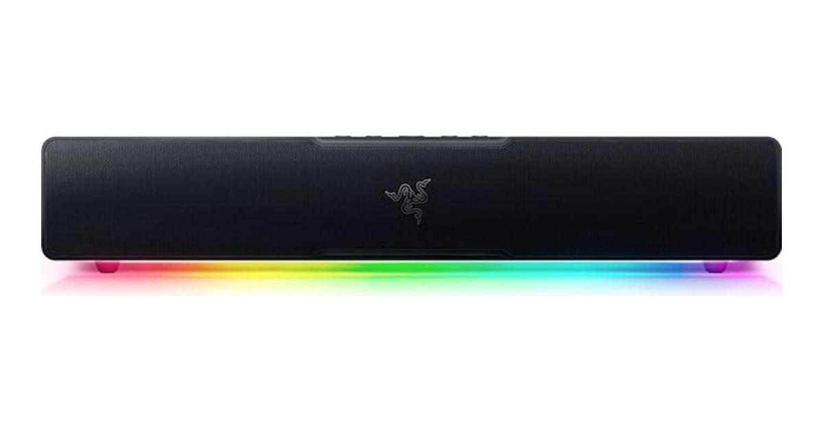 Razer Leviathan V2 X soundbar for the M6 Mac mini