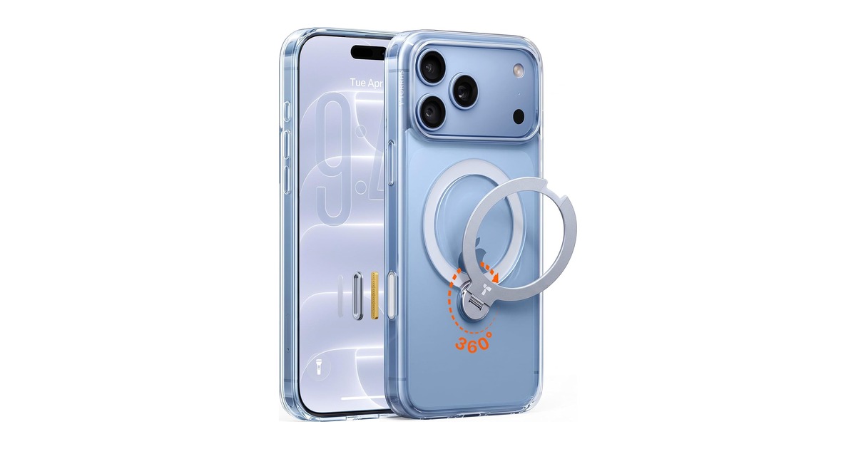 TORRAS Q3 Spin iPhone 18 Pro clear case
