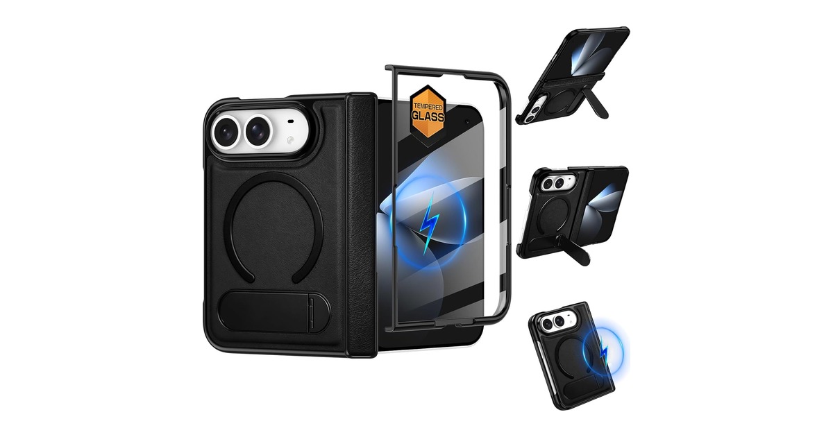 v-Golvin leather case with metal stand for iPhone Duo